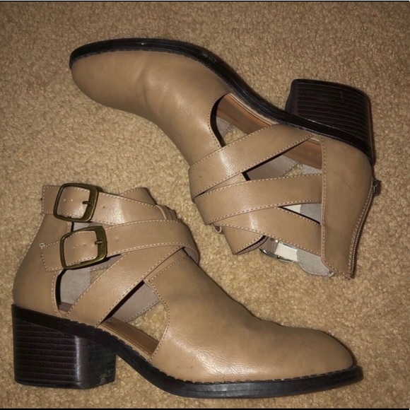 Tan Booties - Picture 1 of 1